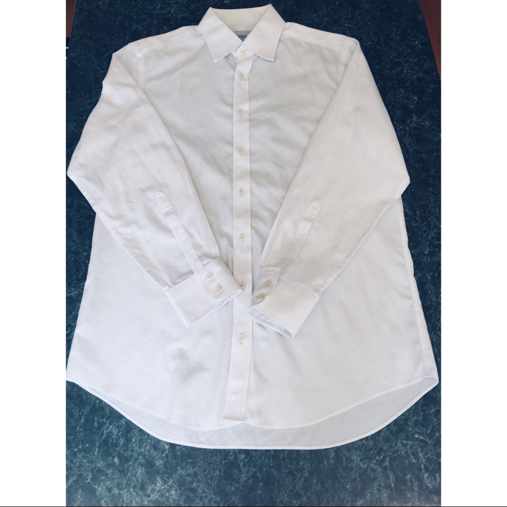 Charles Tyrwhitt Slim Fit Twill White Shirt